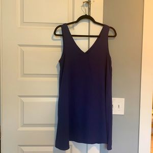 V-back Forever21 navy dress in M. great for lounging around/easy summer dress.
